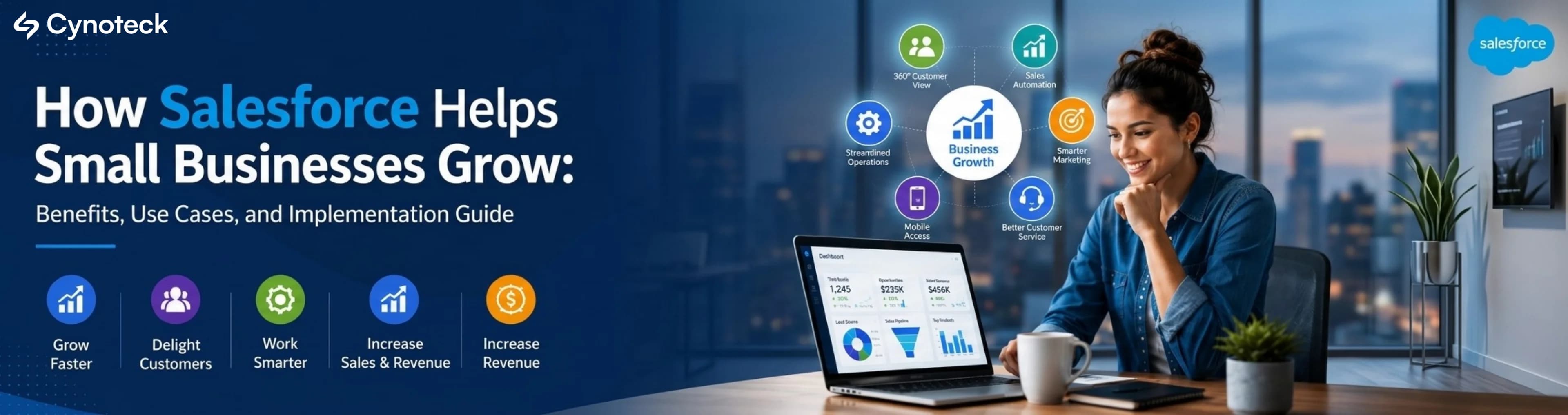 How Salesforce Helps Small Businesses Grow: Benefits, Use Cases, and Implementation Guide (2026)