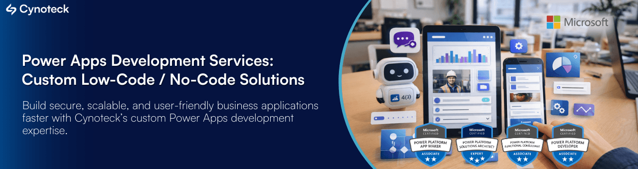 Power Apps Development Services: Custom Low-Code / No-Code Solutions