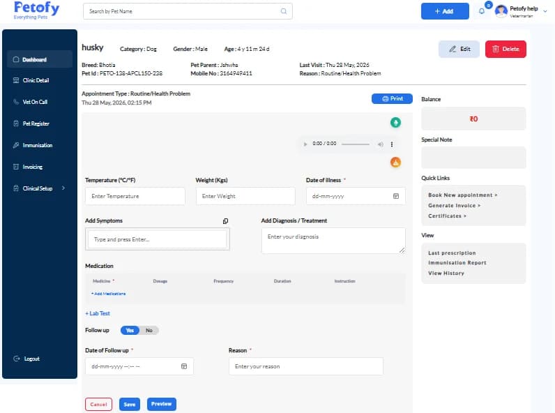 Solution Dashboard