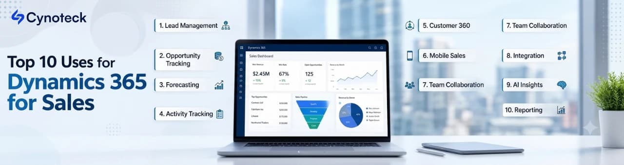 Top 10 uses for Microsoft Dynamics 365 Sales
