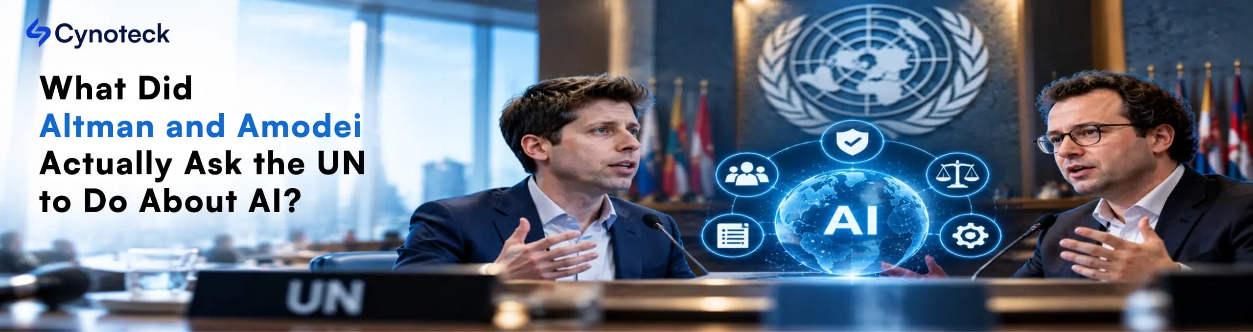 What Did Altman and Amodei Actually Ask the UN to Do About AI?