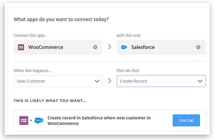 Salesforce-zapier