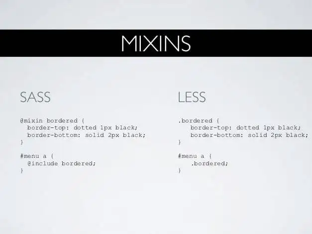 SASS vs LESS