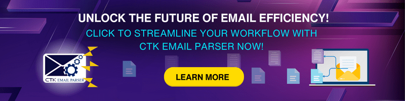 CTK Email Parser ad banner