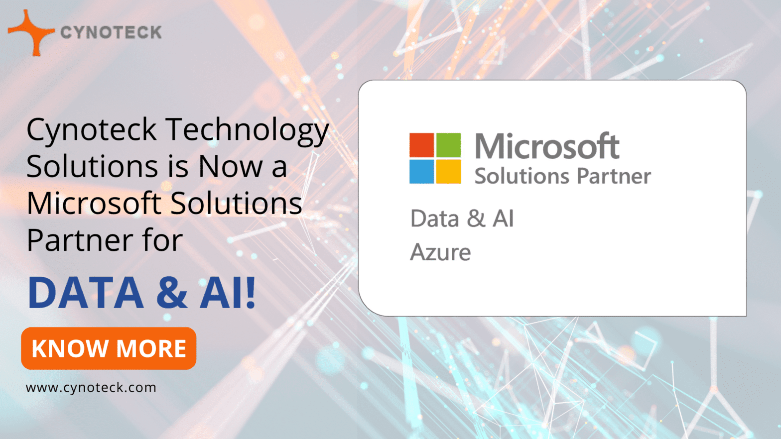 Cynoteck Technology Solutions is Now a Microsoft Solutions Partner for Data & AI